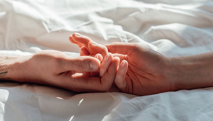 Holding hands Holding hands